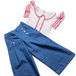 Toddler (girls) two pcs shirt & pant set